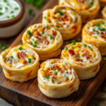 Crack Chicken Pinwheels 3 inesboulila A wooden serving board with neatly arranged Crack C 55becd57 d907 4323 aec6 0d82aed0870a
