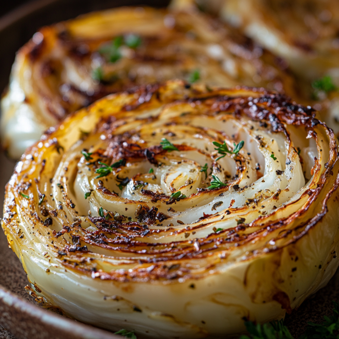 Roasted Cabbage Steaks 3 inesboulila Thick slices of roasted cabbage steaks golden brown ce23bc61 396c 4467 bb45 48f2ef8124d5