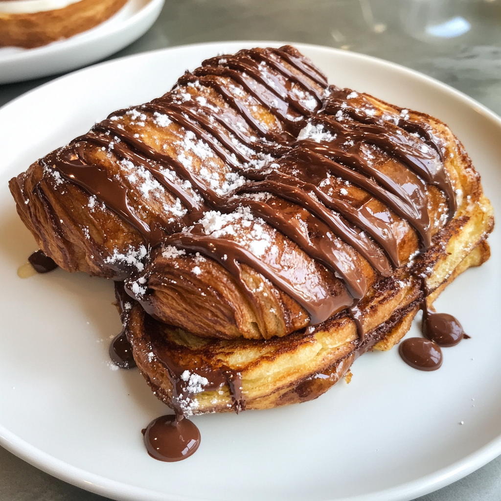 Chocolate Croissant French Toast 3 t6