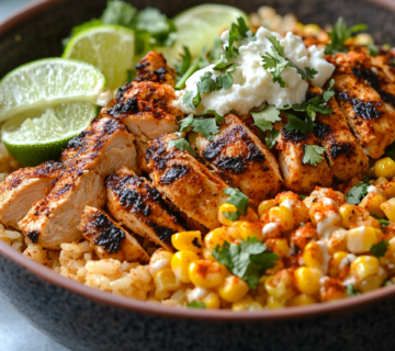 inesboulila A flavorful street corn chicken rice bowl featuring a0d22732 9671 4e8a b094 f5ebb572b8ee