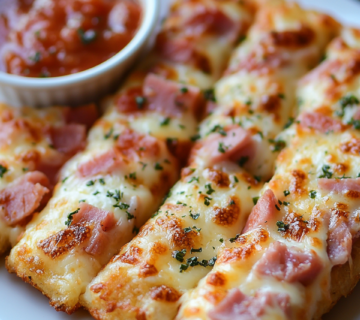 inesboulila Ham and cheese sticks arranged neatly on a white pl 117a2b2b 3101 4cab 8800 f0c39f323316