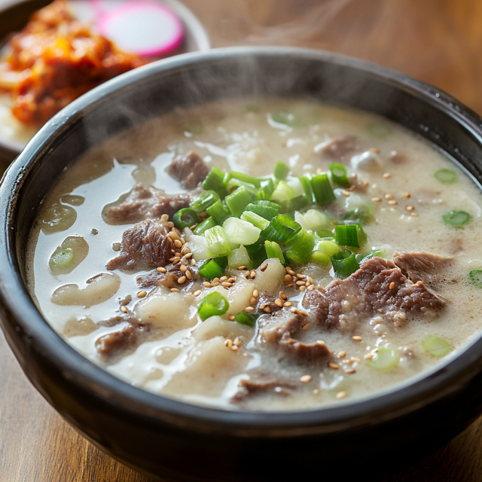 inesboulila A steaming bowl of Beef Tendon Gumtang featuring a 4adc4ed4 f494 4cf7 8184 84d07afbf225