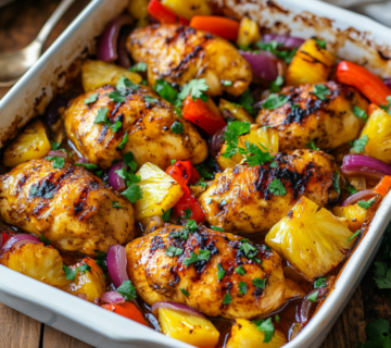 inesboulila A baking dish filled with Flavor Packed Hawaiian Ch d224effb 4f29 4852 b3d9 b95824ac292a