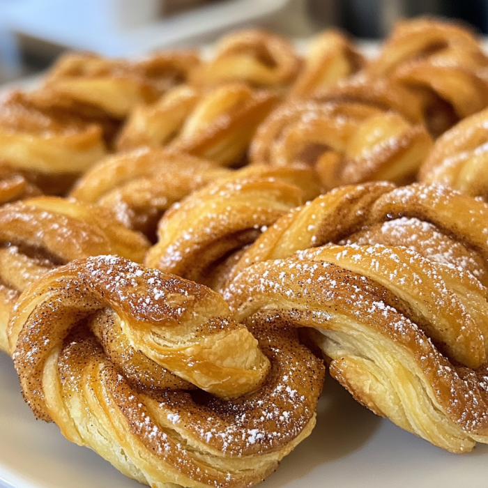 inesboulila A batch of Warm Cinnamon Crescent Twists golden bro 39225931 a3e5 40a2 9924 82b876bade07