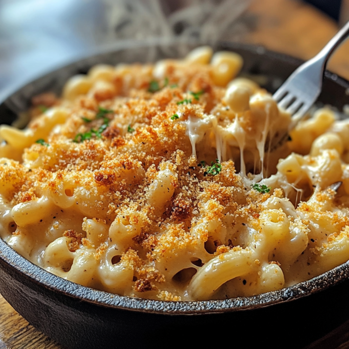 inesboulila A bowl of creamy smoked cheddar macaroni featuring 029af43e b9a2 4a73 bf3d 229a8fc79524