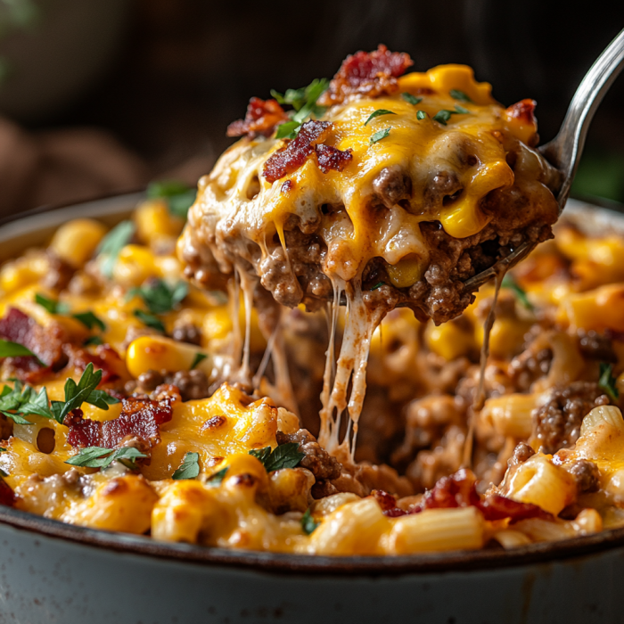 inesboulila A bubbling golden brown Loaded Cowboy Cheeseburger bfec89a7 0592 4249 b257 60247cb52d32