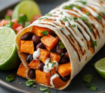inesboulila A freshly made sweet potato burrito cut in half to 70af6539 9819 4223 84a7 838d60c8c05c
