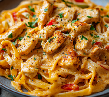 inesboulila A plate of creamy Cajun chicken pasta featuring ten 6fc7132d ad47 4e0a 951b 66464117ec90