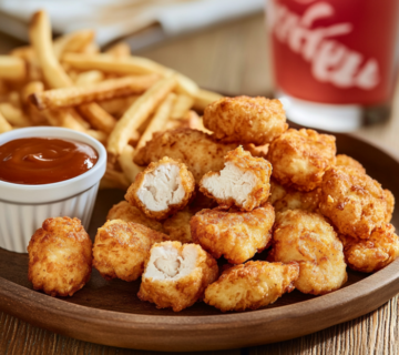 inesboulila A plate of golden brown Chick fil A style chicken n e31947d1 0113 46ee b29e 02491293344a