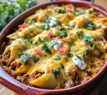 inesboulila A rustic ceramic baking dish filled with taco stuff ed4e5a2f b2f5 4125 804c 9328aef9b700