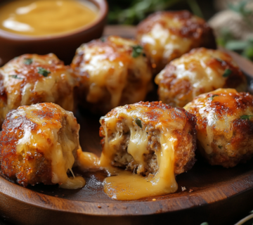 inesboulila A rustic wooden plate filled with golden brown Chee cbed44da 6b52 45ed afa2 71548cade6ce