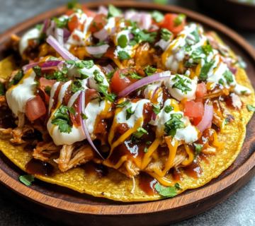 inesboulila A rustic wooden plate with crispy golden tostadas t 795acd8c e99f 46a9 8df0 e11660b429fb