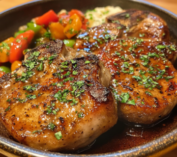 inesboulila A sizzling plate of Brown Sugar Pork Chops served o 1669ac3e d37f 4778 94d0 c72d410be3ae