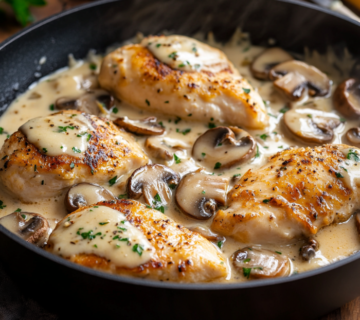 inesboulila A skillet filled with golden brown pan seared chick bae525dc 5f62 4789 8414 21a487a940a4