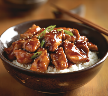 inesboulila A steaming plate of Easy Teriyaki Chicken served in e0a3c4f4 e862 4805 9f69 99c79c421943