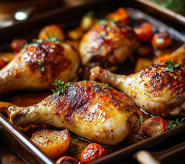 inesboulila A tray of perfectly baked chicken leg quarters gold 9fcbce46 4988 4afe b609 51fcb1acf525