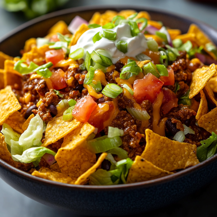 inesboulila A vibrant bowl of Fritos Chili Cheese Salad featuri 0352b852 c5c1 4c7d 8030 335398c1704b