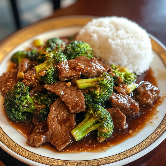 inesboulila Authentic Chinese beef and broccoli stir fry served 5469dfbd b803 49f7 b31f eba05ead57df